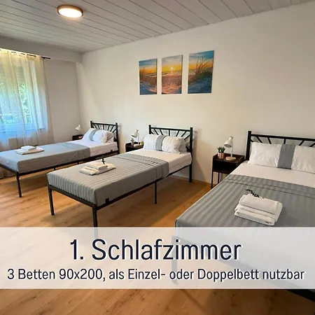 Elodi-living Fellbach, 3 Zimmer, Fuer Familien Und Geschaeftsreisen, Super Ausgestattet Mit Pkw Stellplatz