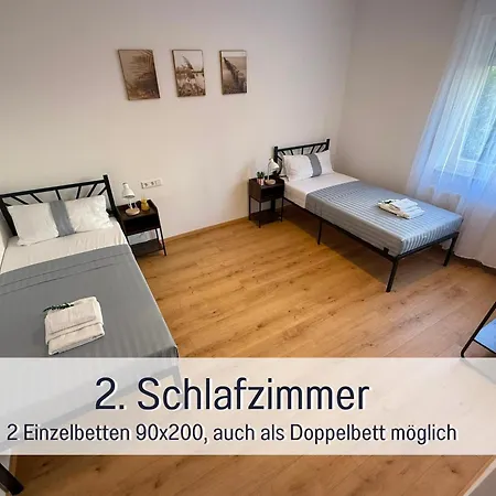 Elodi-living Fellbach, 3 Zimmer, Fuer Familien Und Geschaeftsreisen, Super Ausgestattet Mit Pkw Stellplatz Lejlighed