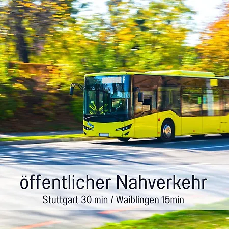 Elodi-living Fellbach, 3 Zimmer, Fuer Familien Und Geschaeftsreisen, Super Ausgestattet Mit Pkw Stellplatz *